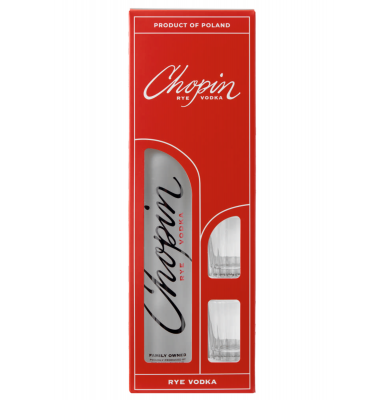 Шопен Ръжена Водка с подаръчна кутия  / Chopin Vodka Rye Giftpack 